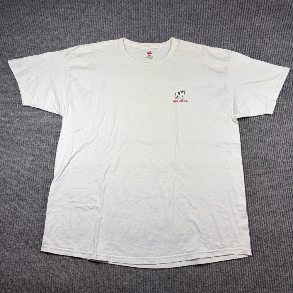 Big Dogs Shirt Men's 2XL Sometimes When Im Alone I Google Myself White Funny - Picture 3 of 8